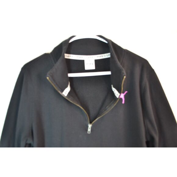 Victoria's Secret PINK Women's Large Black Pink Sweatshirt - Picture 7 of 12